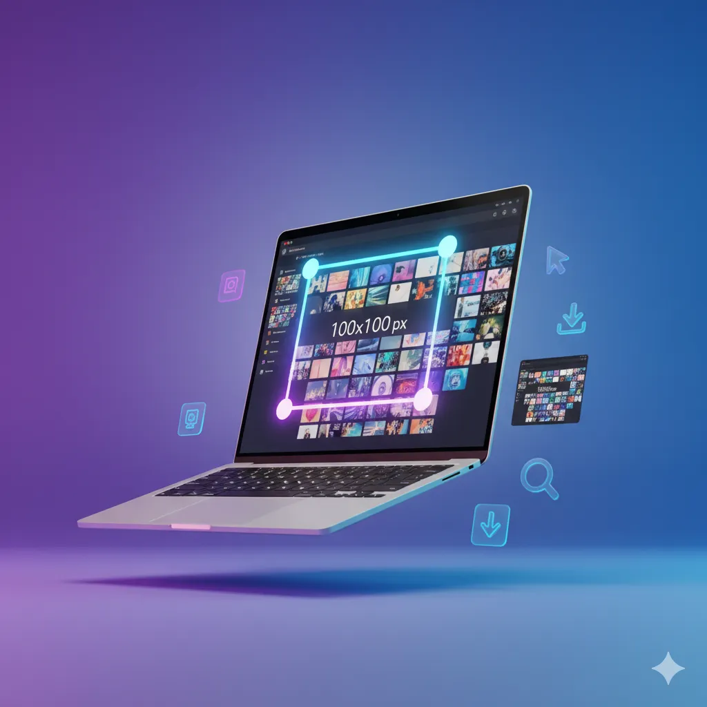 100 x 100 Crop Image